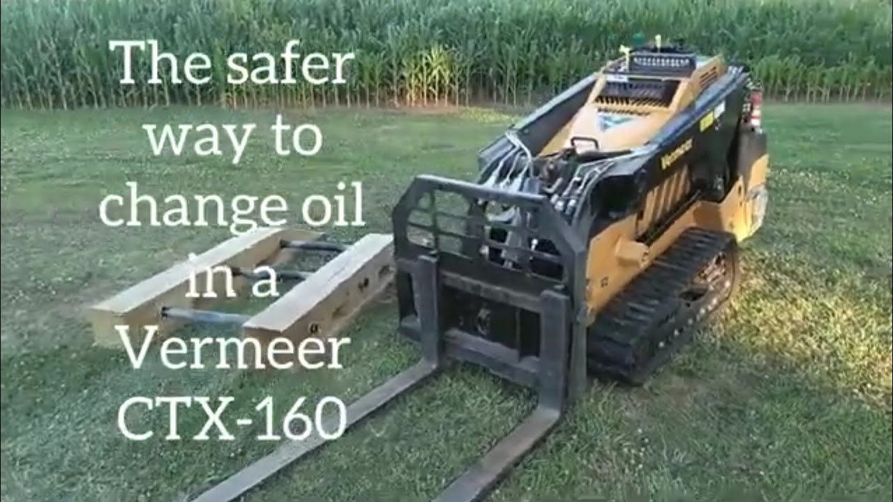 Vermeer CTX-160 first oil change and problem with an overtightened ...