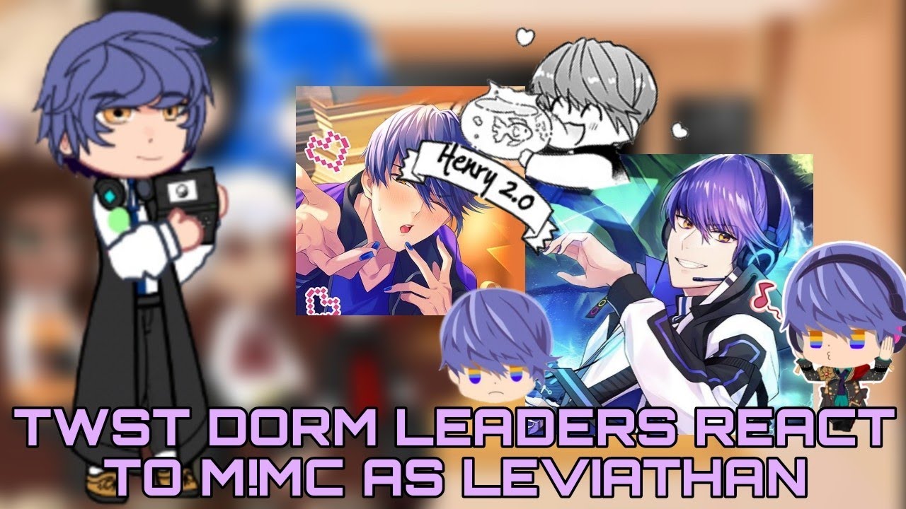 twisted-wonderland-dorm-leaders-react-to-m-mc-as-leviathan-from-obey-me