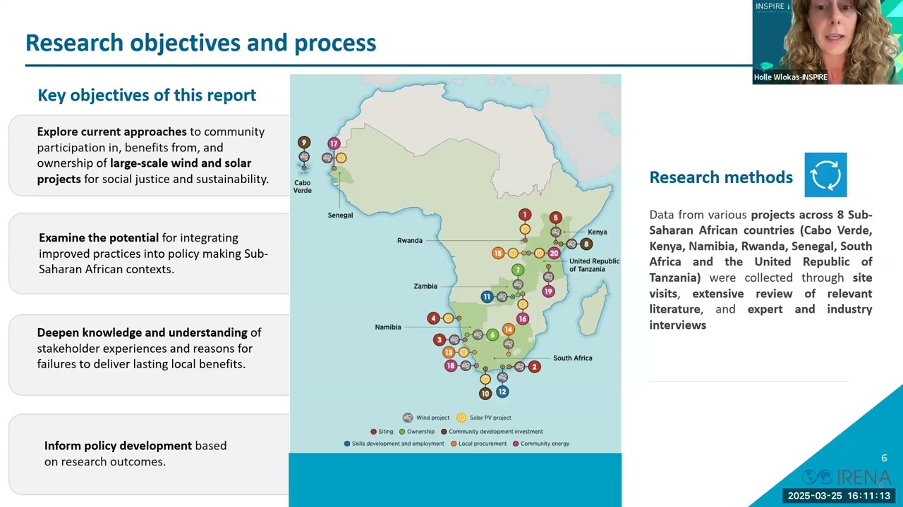 A just energy transition for communities: Large-scale wind and solar projects in Sub-Saharan Africa