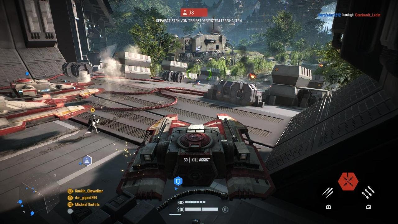 STAR WARS Battlefront 2: Galactic Assault Kashyyyk (Gameplay No Comment ...