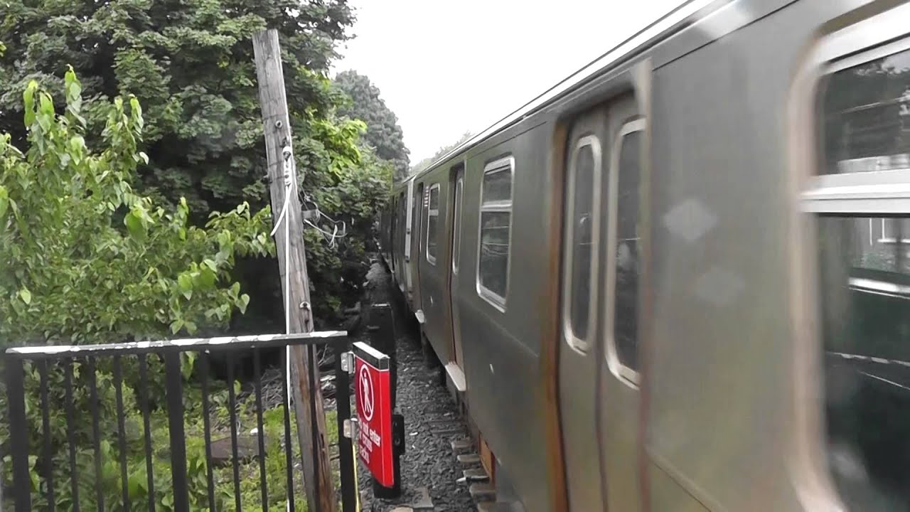 MTA New York City Subway: Southbound Q Train at Neck Road - YouTube
