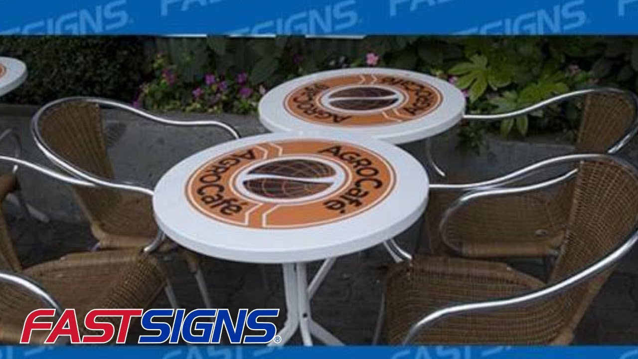 Table Top Graphics from FASTSIGNS® - YouTube