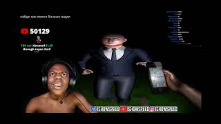 IShowSpeed almost breaks setup after getting killed in game (funny)