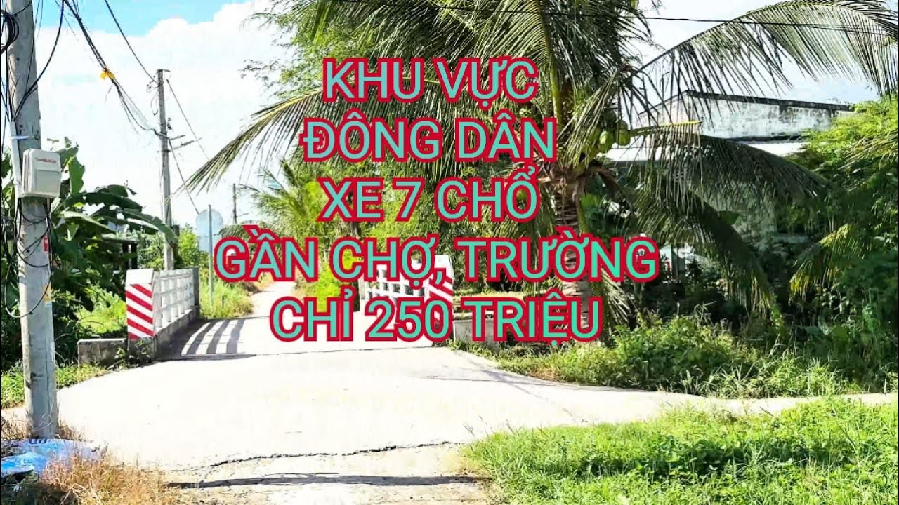 trả nợ cho con chị Tâm bán đất tiền giang gò công đông 250 triệu bao sổ | bán đất tiền giang