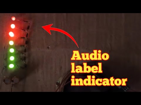 How to make audio label indicator at home #homemade #diy #indicator #dj ...