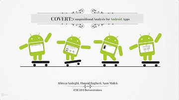COVERT: Compositional Analysis of Android Inter-App Permission Leakage