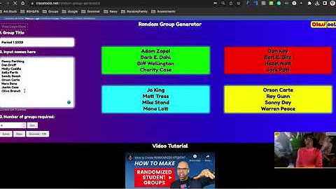 Random Group Generator