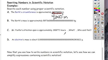 Sect. 1.5 Scientific Notation (#3) Video