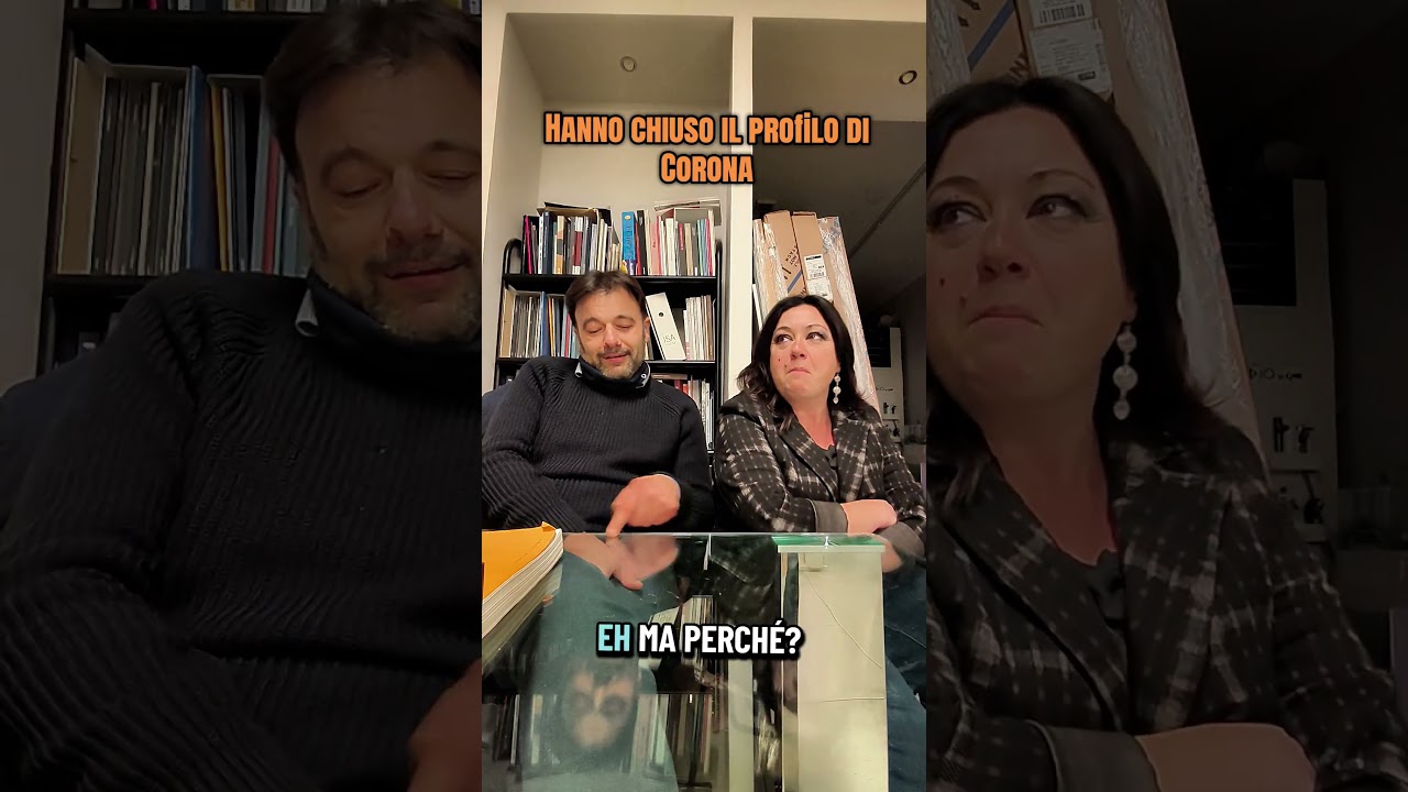 Hanno chiuso e riaperto il profilo di Fabrizio Corona. #maritoemoglie #vitadicoppiacomedy #ridere
