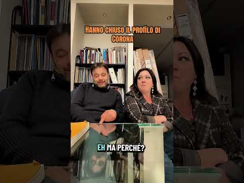 Hanno chiuso e riaperto il profilo di Fabrizio Corona. #maritoemoglie #vitadicoppiacomedy #ridere