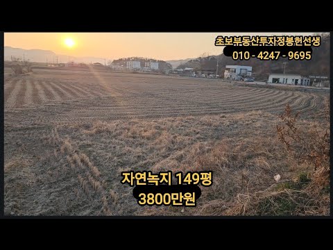 자연녹지 149평   3800만원