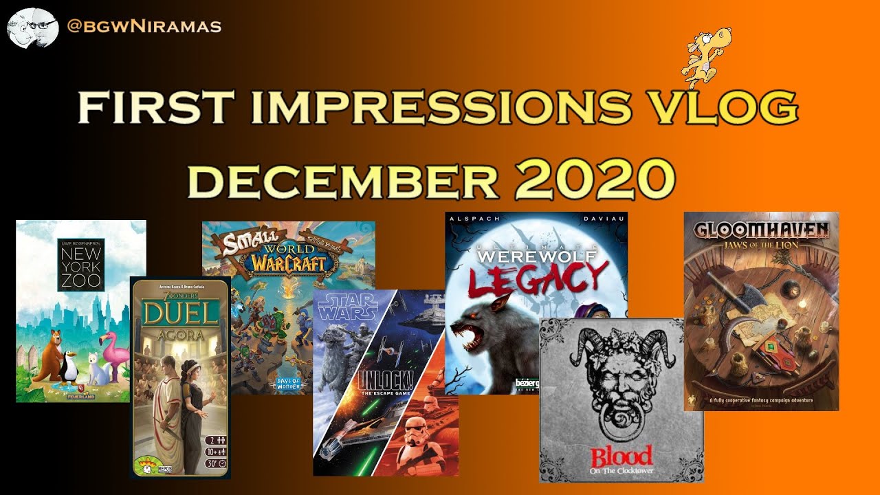 First Impressions Vlog: December 2020 - 7 new games played!
