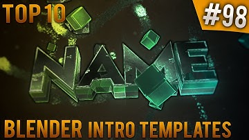 TOP 10 Blender intro templates #98 (Free download)