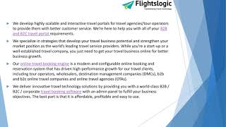 Online Booking Reservation System | FlightsLogic