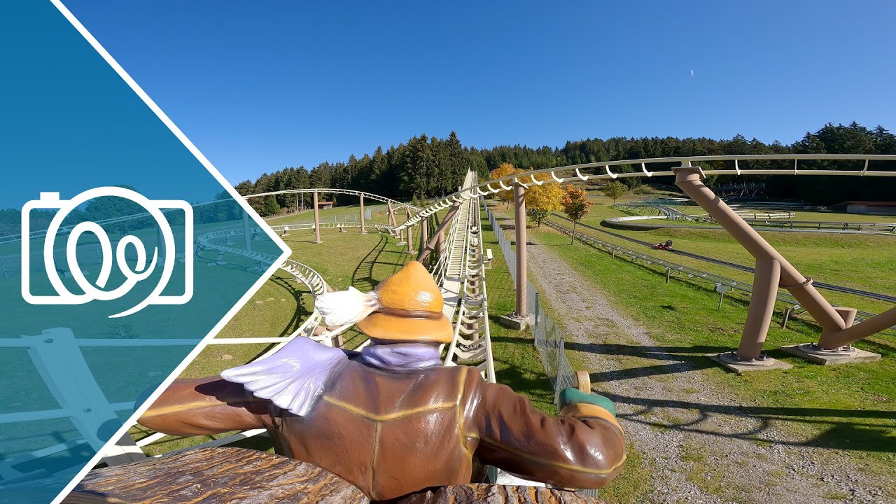 Da Voglwuide Sepp (Familien-Achterbahn) @ d'Rodelbahn St. Englmar 2022 - 4K Onride / POV Video