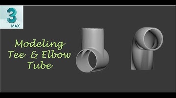 Modeling Tee & Elbow Joint 3ds Max 2014 Tutorial |Tee & Elbow Pipe