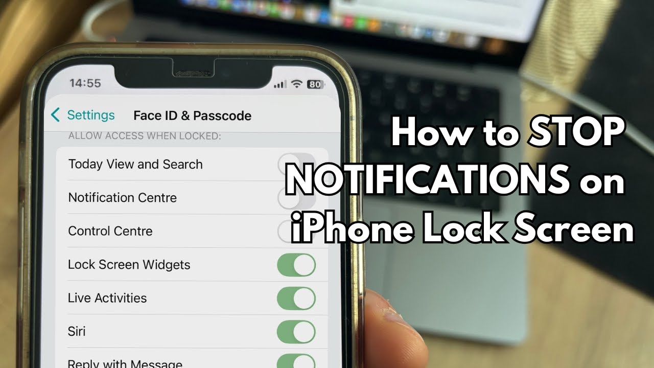 How to Stop Notifications on iPhone Lock Screen - YouTube
