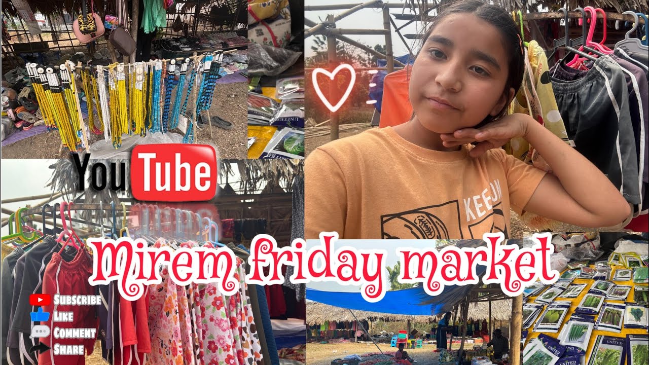 FRIDAY MARKET AT MIREM VILLAGE #dailyvlog