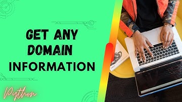 get domain information using python