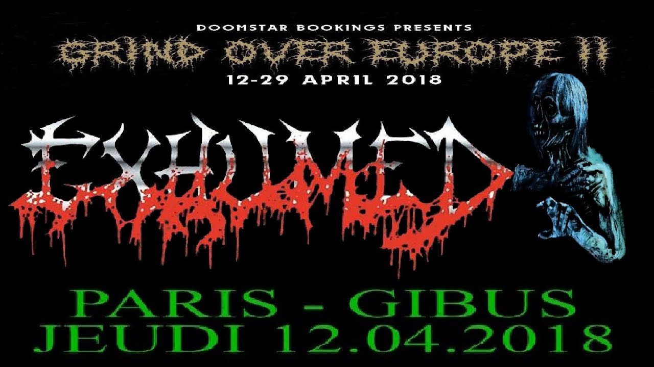 EXHUMED   Live Paris  Le Gibus 1 2 04 2018   666