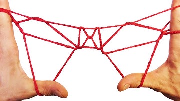 String Tricks! How To Do A Bat String Figure Step By Step