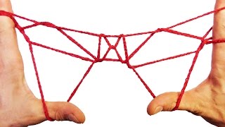 String Tricks! How To Do A Bat String Figure Step By Step
