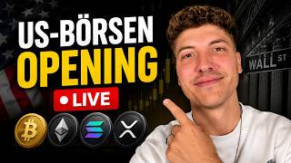 🔴 Bitcoin & Krypto Live Trading: US Inflation & Börsenstart - Das passiert JETZT! 🚨