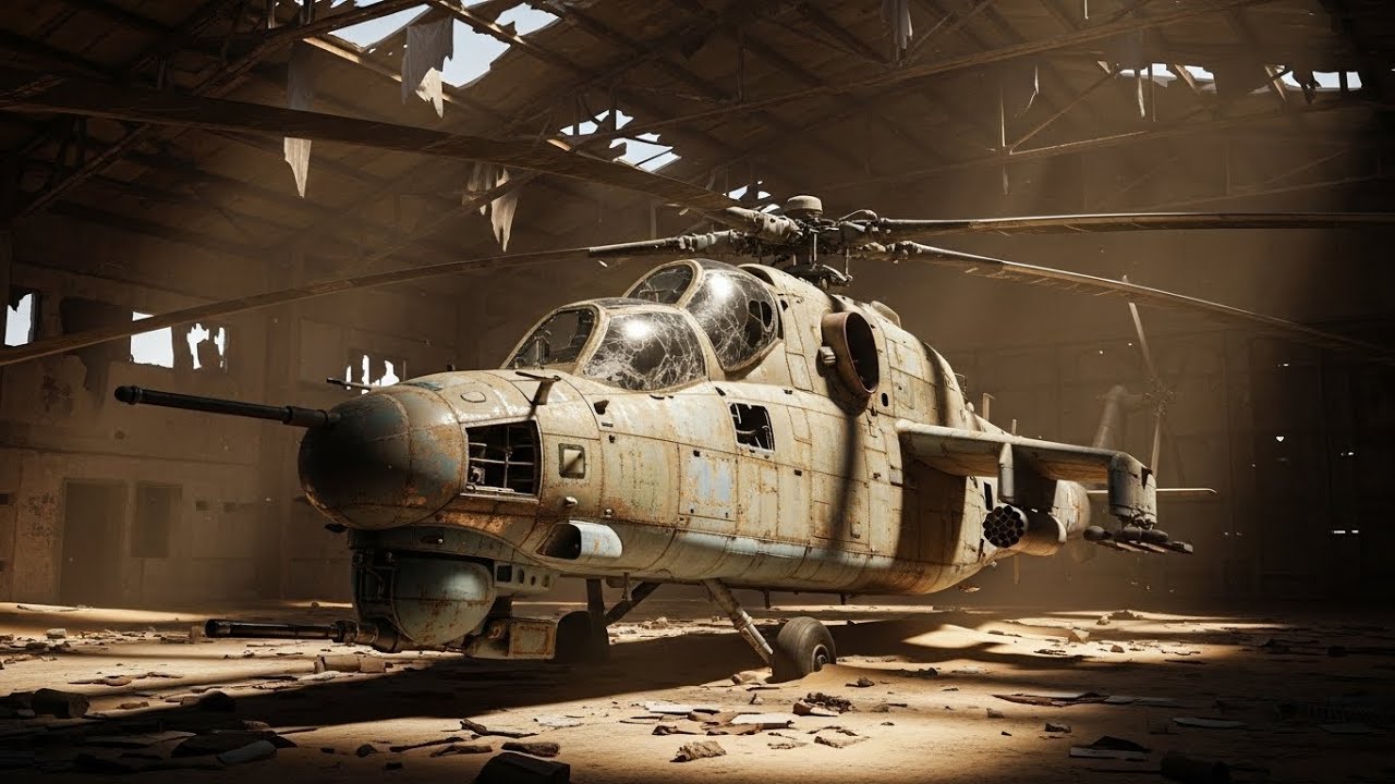 Unbelievable Abandoned in a Desert Hangar for Decades — Mil Mi-28NM Havoc Restored From Rust
