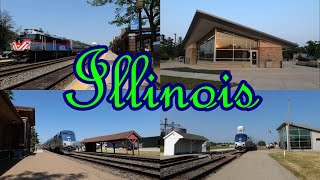 All Amtrak Express Stations in Illinois