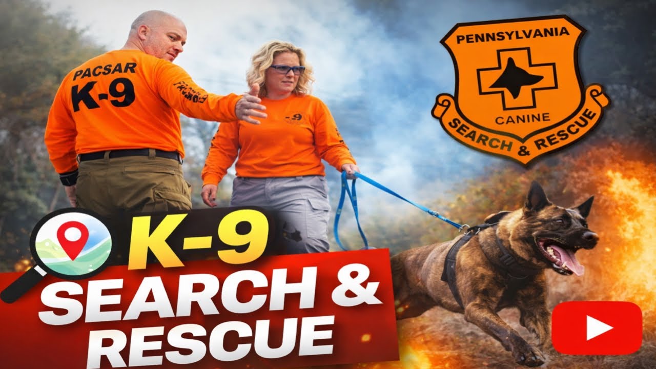 Inside a Real Search and Rescue Dog Team That Saves Lives - YouTube