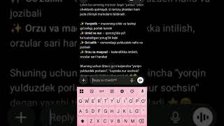 chatgpt bn trend 😅💖oʻxshamay qoldi 😀#rekkkkkk #obuna_boling