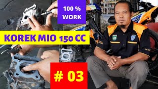 PART 3, TUNING A 150cc MIO, DETERMINING INLET PORT SIZE AND ITS RELATION TO PEAK POWER.