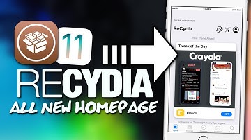 ReCydia - NEW UPDATED HOMEPAGE For CYDIA - iOS 11 JAILBREAK TWEAK