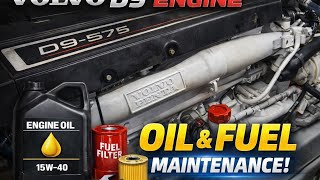 Volvo Penta D9 575hp fuel and oil maintenance 