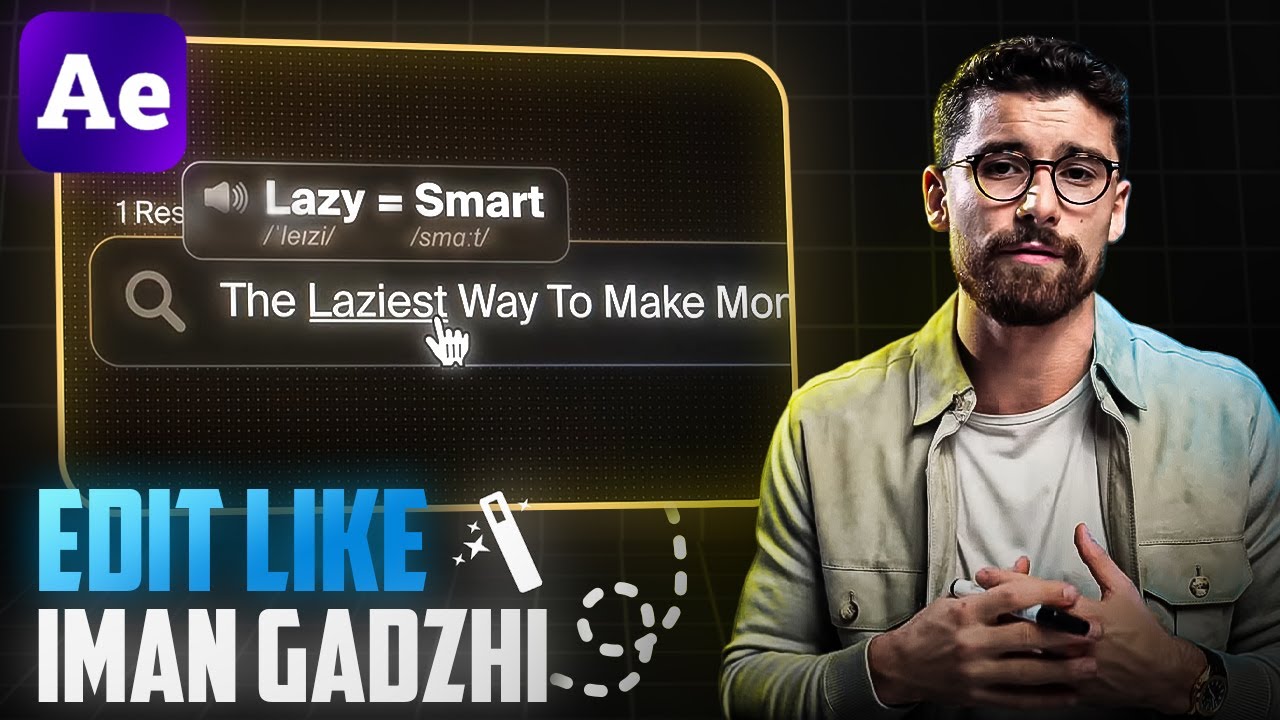 Edit like Iman Gadzhi in After Effects (Beginner Friendly)