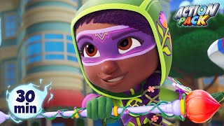 Treena Broke Her Bloomer Action Pack Kids Tv Shows Cartoons For Kids Fun Anime