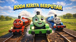 Roda Roda Kereta Berputar Versi Thomas And Friends Lagu Anak Animasi 3D