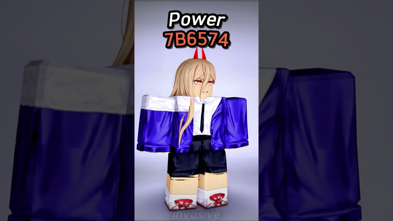 Roblox POWER Chainsaw Man Outfit Ideas 