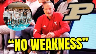 Grant McCasland Explains What Makes Purdue Great: "They Really Don't Have Any Weaknesses..."