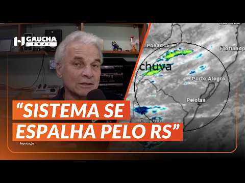 SEVERE WEATHER ALERT and weather forecast for RS with CLÉO KUHN | Gaúcha Hoje