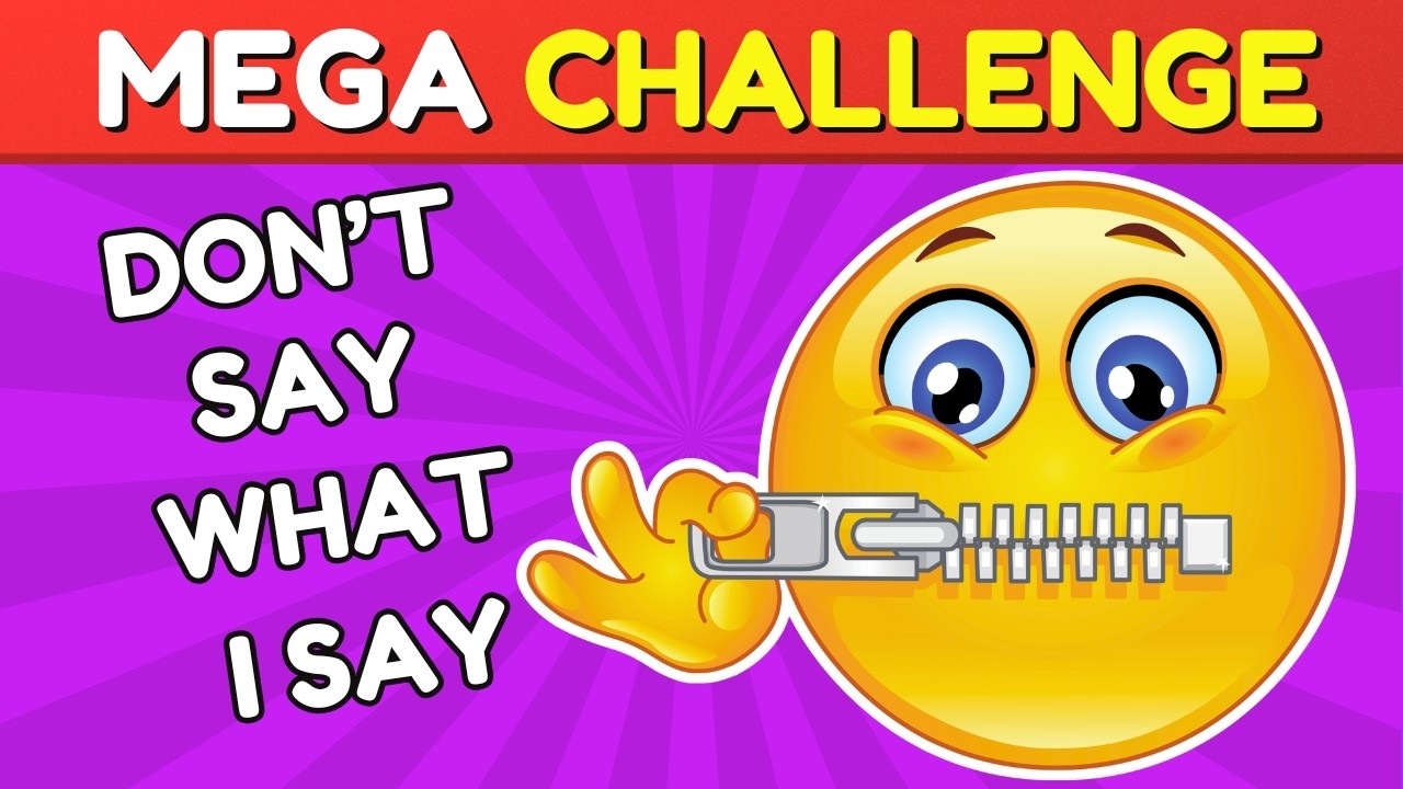 Avoid Saying The Same Thing As Me 🤔 MEGA CHALLENGE 📢| Quiz Commando