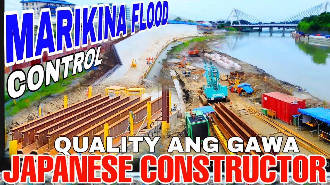 MARIKINA FLOOD CONTROL JAPAN SUMAKLOLO NA BUWAYANG CONGRESSMAN TAPUS ANG LIGAYA SOLID ANG GAWA