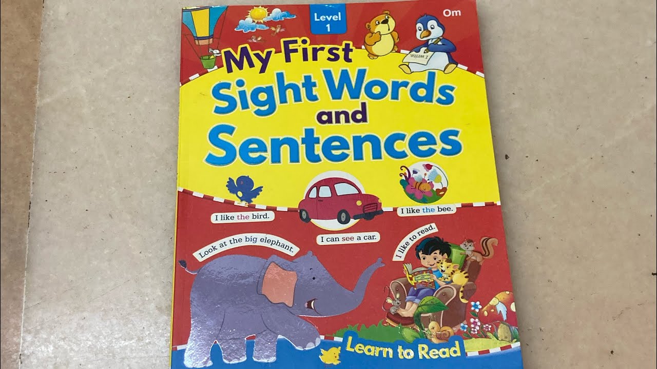 LEVEL-1 BASIC READING BOOK-MY FIRST SIGHT WORDS & SENTENCES (OM BOOKS INTERNATIONAL)
