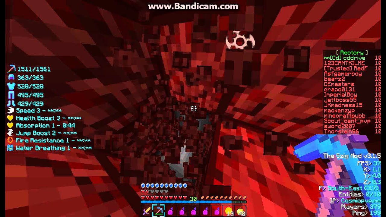 Nether world border bug on Cosmicpvp Iceplanet