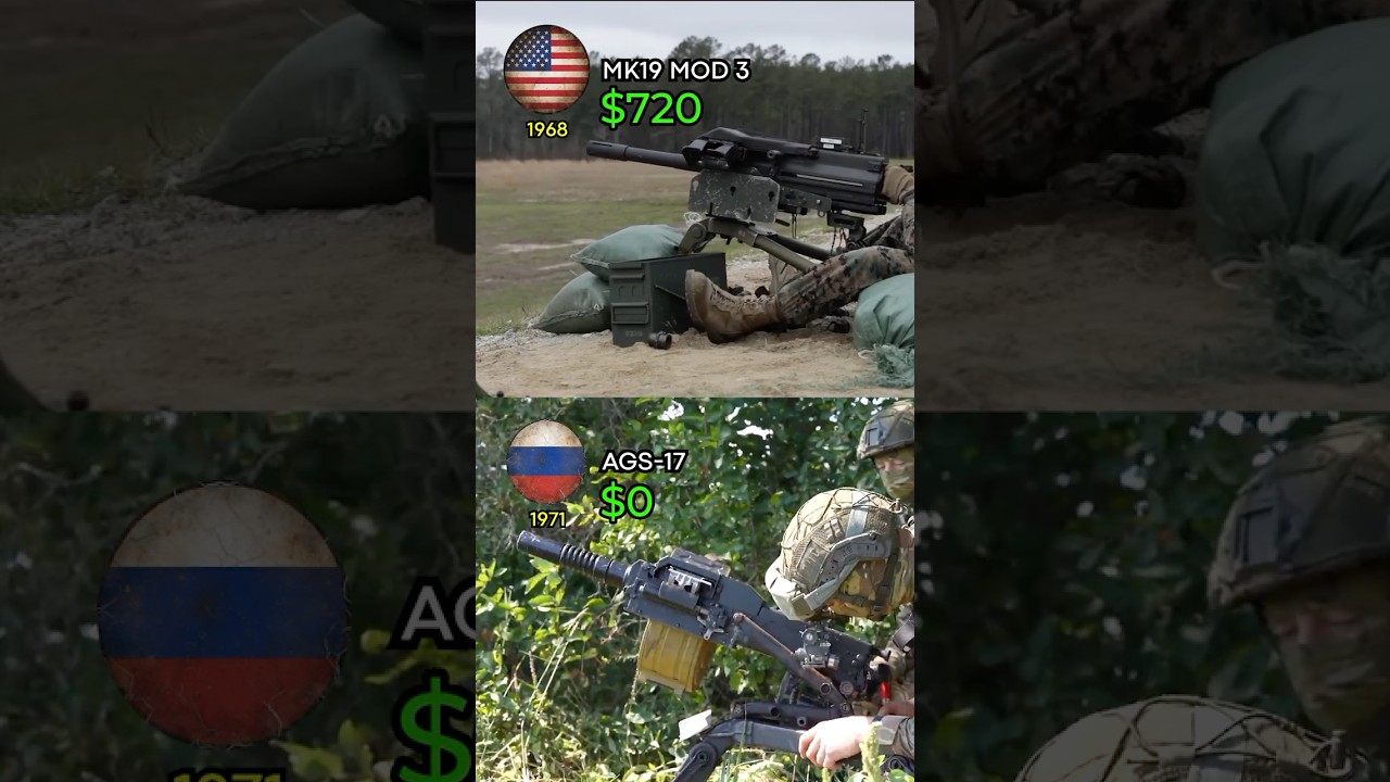 Столкновение огневой мощи холодной войны 🔥 Mk19 против AGS-17