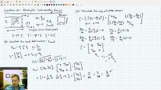 An Example Force Calculation in Simple Shear Flow (ChEn 374 - Supplement to Lecture 16)