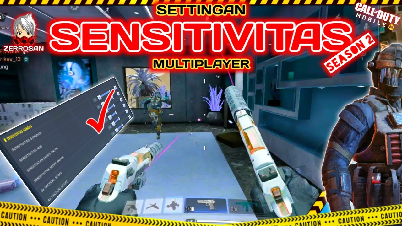 Sensitivitas Cod Mobile Terbaru Terbaik Season 2 Multiplayer | Call Of Duty Mobile - Tips & Trick