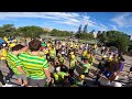 Brazilian Supporters Takeover Rocky Steps at Philadelphia Art Museum Day Before Match Against Haiti