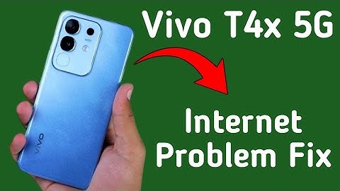 Vivo T4x 5G net is not working, how to solve internet problem in Vivo, reset internet settings