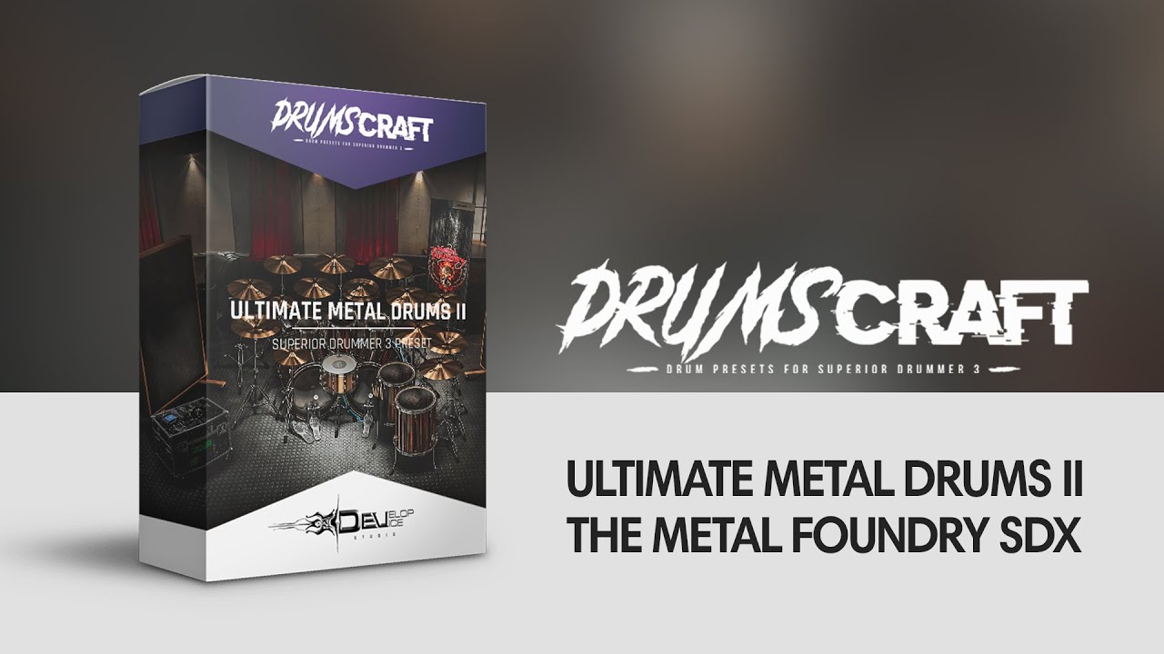 Ultimate Metal Drums II: Superior Drummer 3 Preset - Sound Demo Video